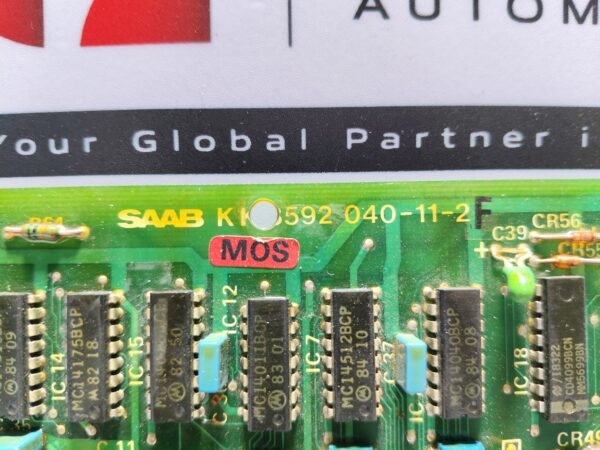 Alfa-Laval 550557-80 Printed Circuit Board with SAAB KK 8592 040-11-2F