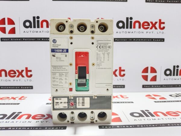Allen-Bradley 140M-J8 molded case circuit breaker 3P|AC 600V