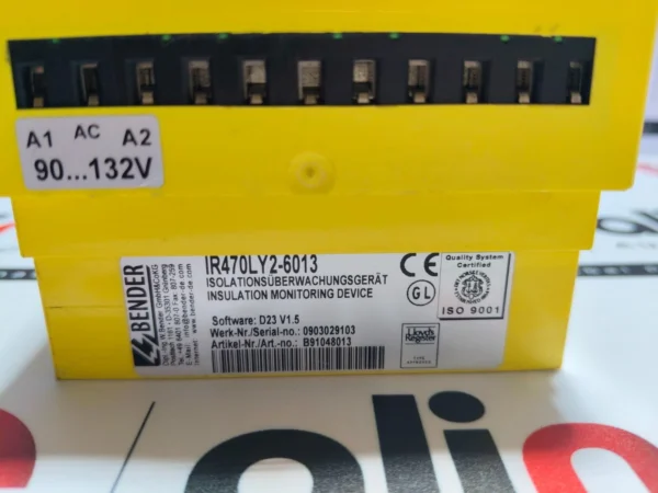 Bender IR470LY2-6013 insulation monitoring device D23 V1.5.