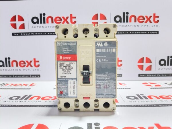 Cutler-Hammer HMCP050K2C motor circuit protector 50A|3P|600VAC-250VDC