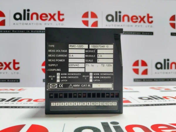 DEIF RMC-122D short circuit and over-current relay 5A 220VAC