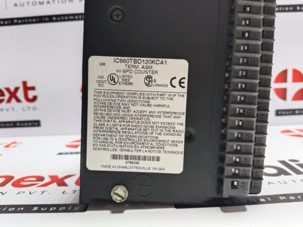 GE Fanuc 44A730485-018R02 Module C660BBD120 C660EBD120 C660TBD120