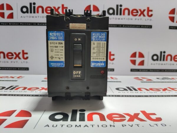 Hyundai HBH-103 Molded Case Circuit Breaker 3P|AC440V|20A