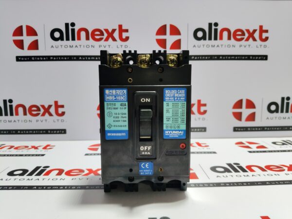 Hyundai HBS-103C Molded Case Circuit Breaker 3-pole AC 440V