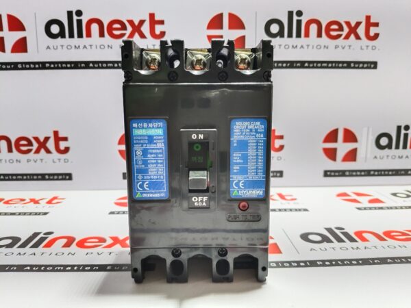 Hyundai HBS-103N 3-pole molded case circuit breaker 60A|3P