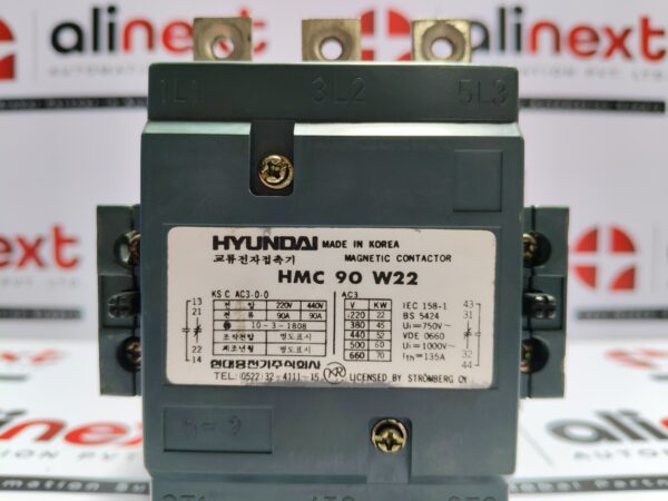 Hyundai HMC90W22 magnetic contactor 750V|135A