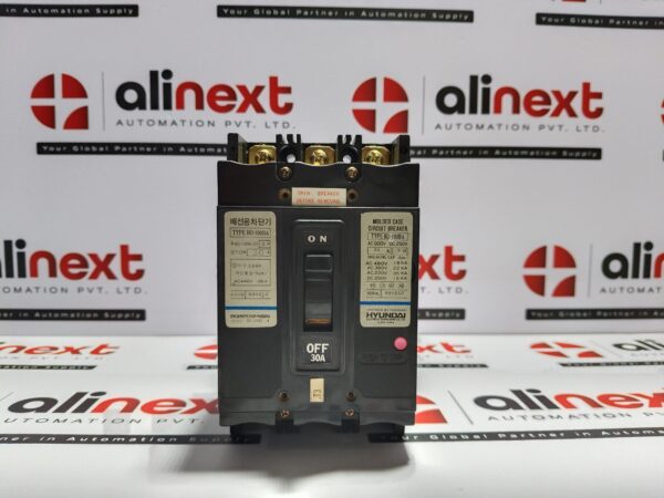 Hyundai HO-100BAmolded case circuit breaker 3P|30A|AC 600V