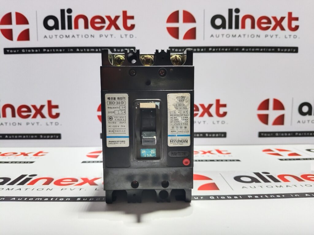 Hyundai HO-30D molded case circuit breaker 15A|3P|220V