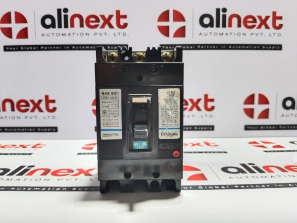 Hyundai HO-30D molded case circuit breaker 15A|3P|220V