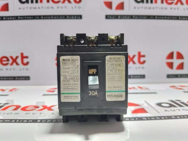 Hyundai HO-30E molded case circuit breaker 30A|3P