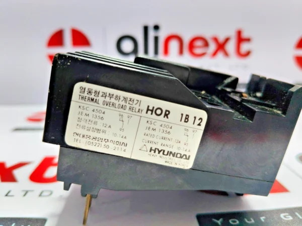 Hyundai HOR 1B 12 Thermal Overload Relay 10-14A | HOR1B12