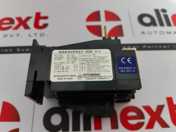 Hyundai HOR 1K 1.6 Thermal Overload Relay