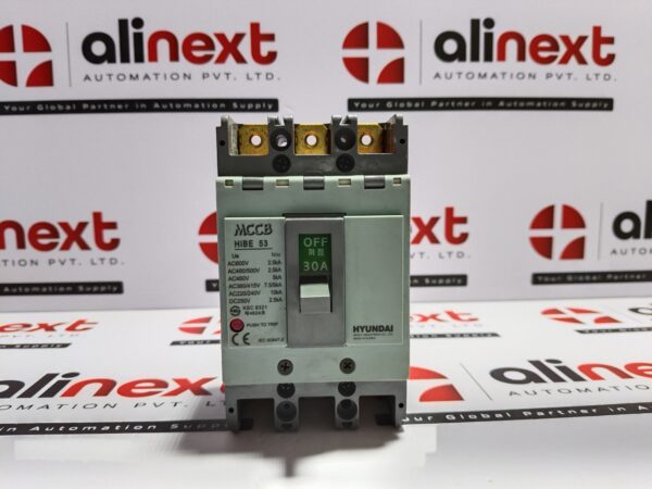 Hyundai HiBE 53 molded case circuit breaker 30A|AC460V|3P