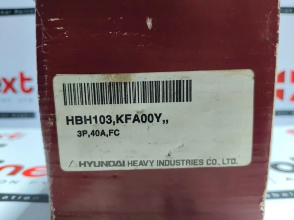 Hyundai MCCB HBH-103 | 40A | 100AF | 3P