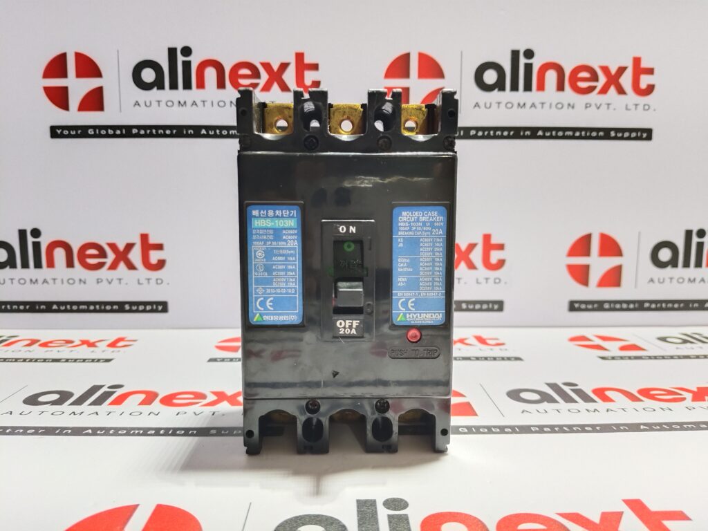 Hyundai HBS-103N Circuit Breaker HBS103N 20Amp 3Pole
