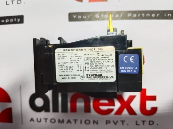 Hyundai hor 1k thermal overload relay