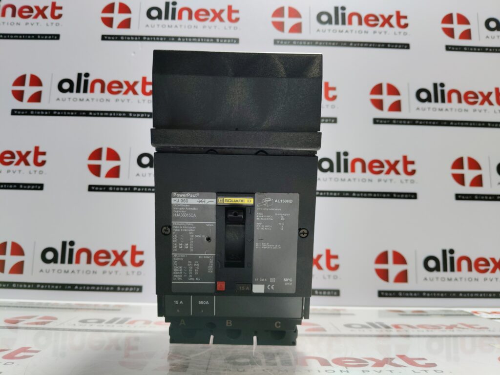 Square D HJ 060 PowerPact HJA36015CA molded case circuit breaker 15A|600VAC|3P
