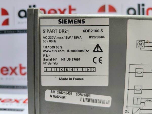 Siemens SIPART 6DR2100-5 Process Controller230 V AC