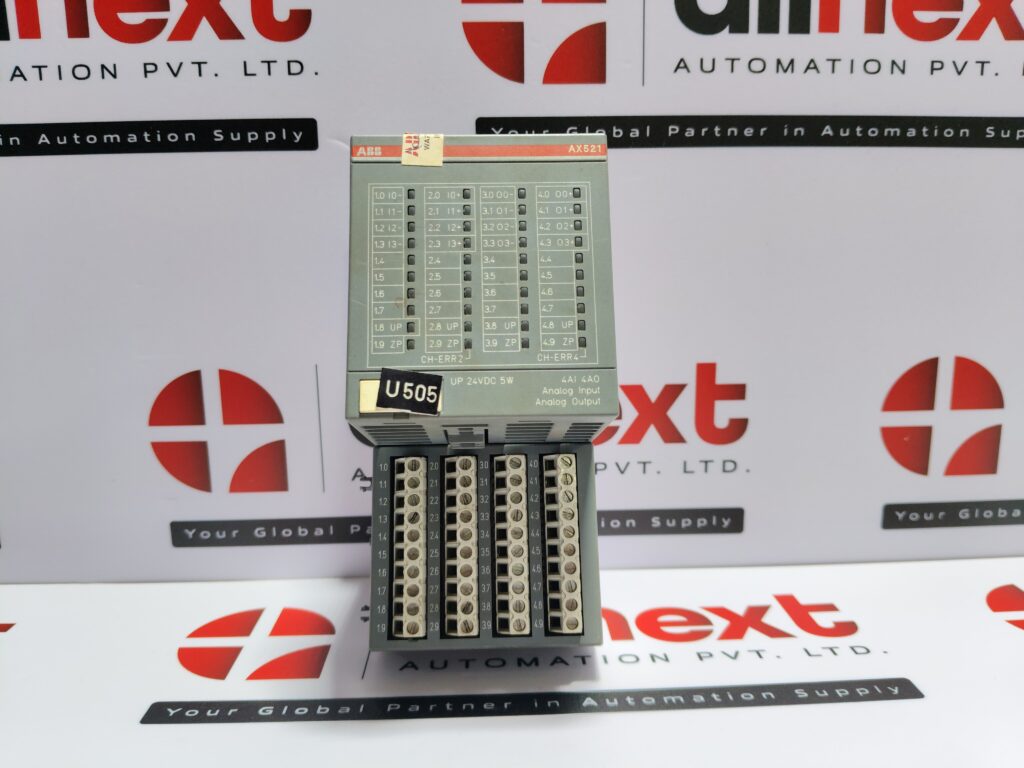 ABB AX521 Analog Input/Output Module 24 V DC 5W
