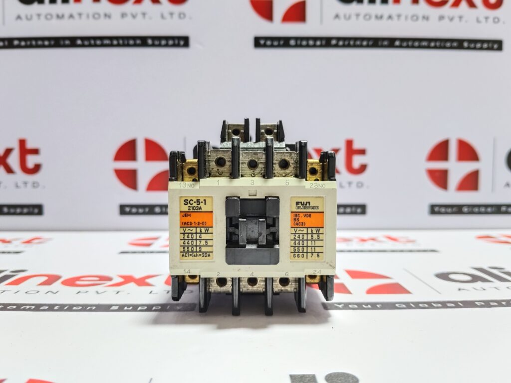 Fuji Electric SC-5-1Z magnetic contactor 103A/220-440V