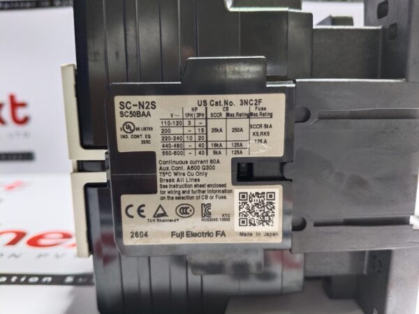 Fuji Electric SC-N2S magnetic contactor