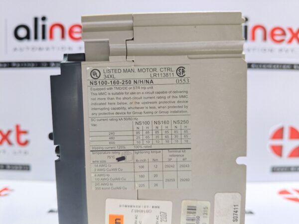 Merlin Gerin NS100 N 16A 750V Circuit Breaker NS100N TM16D 3P3t