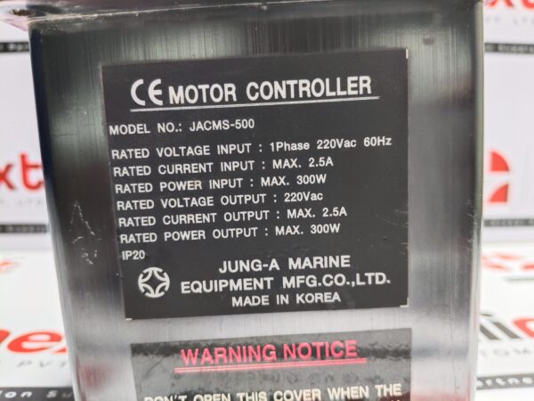 JUNG -A MARINE JACMS-500 Motor Controller