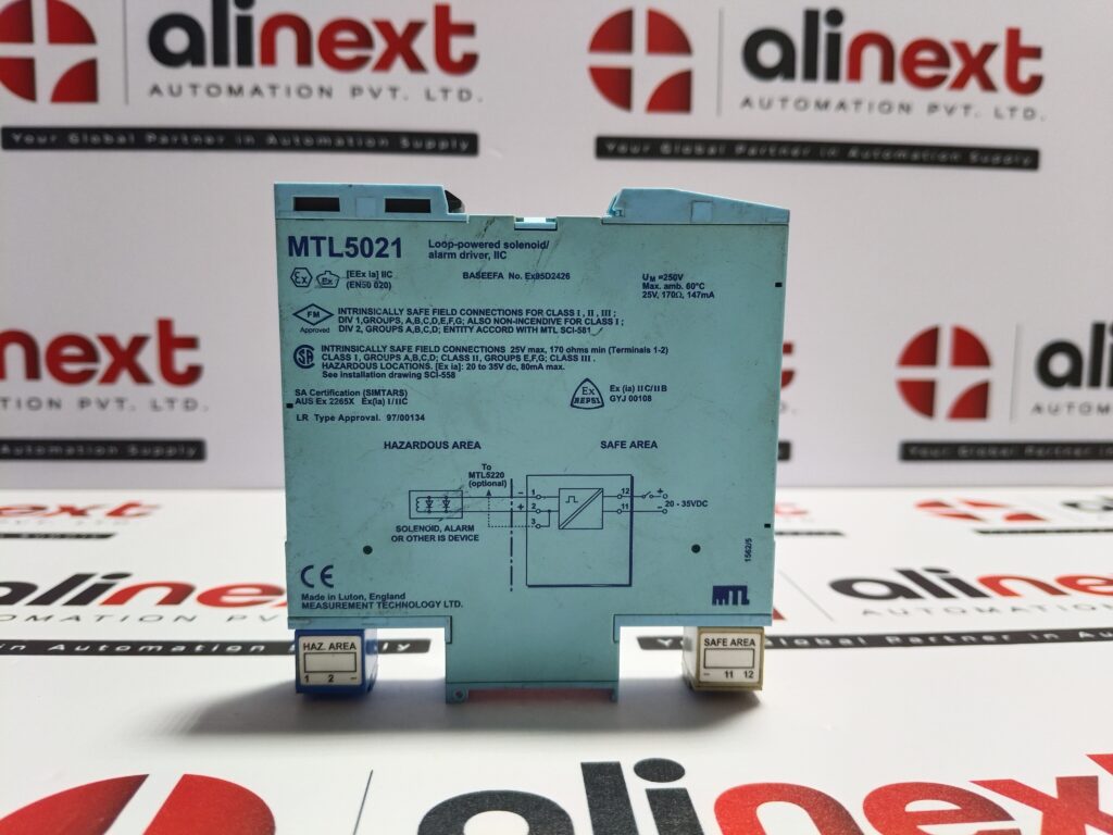 Measurement Technology Ltd MTL 5021 Alarm Driver 20-35VDC