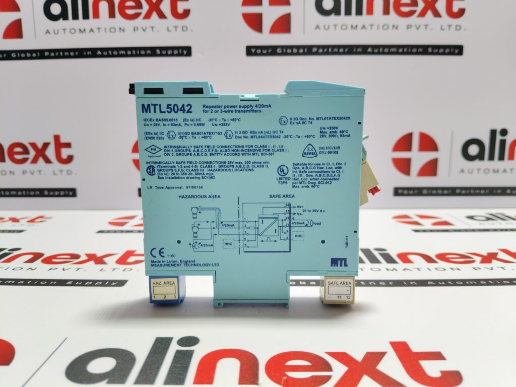 Measurement Technology Ltd MTL 5042 Alarm Driver 20-35VDC