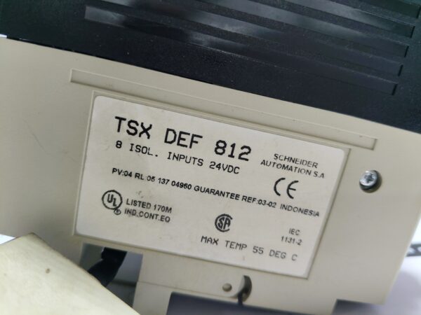 Schneider I/O Module TSX DEF 812 | 8 isolated inputs 24VDC | TSXDEF812