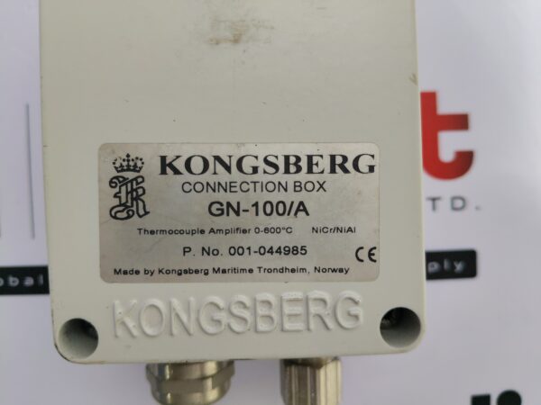 Kongsberg GN/100/A Connection Box Thermocouple Amplifiers 0 to 600 °C