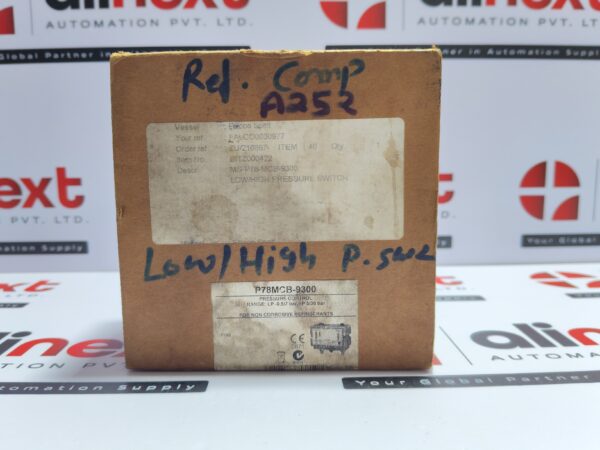 Johnson Controls P78MCB-9300 Dual Pressure Control Switch