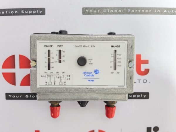 Johnson Controls P78MCB-9300 Dual Pressure Control Switch