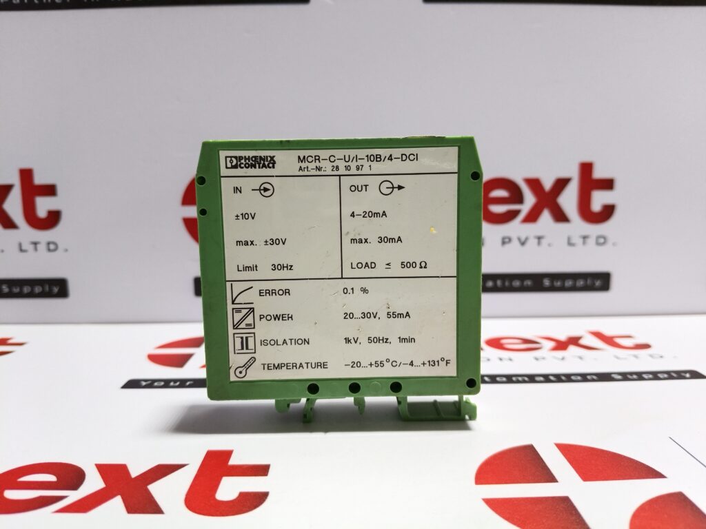 Phoenix Contact MCR-C-U/I-10B/4-DCI 3-way isolation amplifiers Art.Nr. 28 10 97