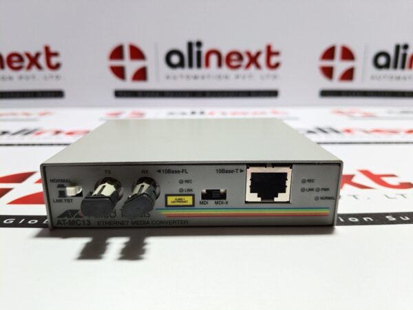 Allied Telesis AT-MC13 Ethernet media converter Power 12VDC, 0.5A