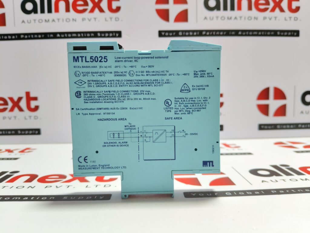 Measurement Technology MTL5025 Alarm Driver 20-35 VDC