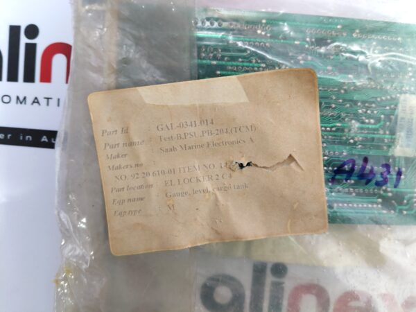 Saab Marine PB 204 Control Board Circuit 9150022-016 K