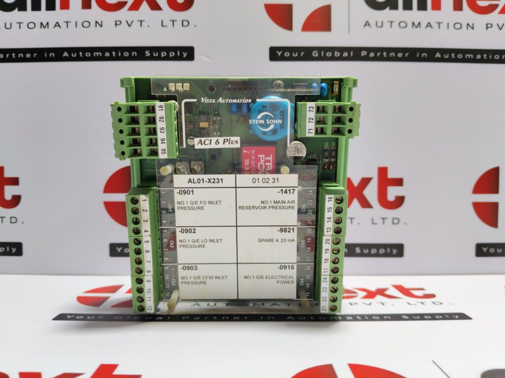 Stein Sohn-Vista Automation F101003a Aci-6-Plus Analog Current Input Module