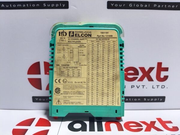 pepperl+fuchs elcon 2700-g mux 32 channel hart multiplexer