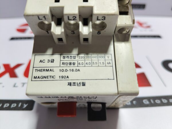 LG Goldstar MMS253 Manual Motor Starter 16A | 3P | 600VAC | 1.5k A | 25AF