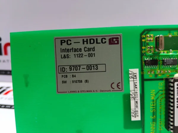 Lanng & Stelman JDP5447-K-1 Pc-Hdlc interface card 1122-001