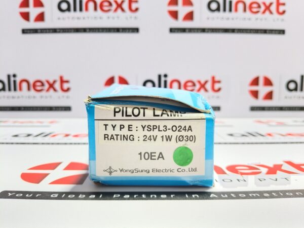 Lot Of 10x Yongsung Electric YSPL3-024A pilot lamps 24V 1W