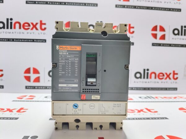 Merlin Gerin Compact NS100N molded case circuit breaker 100A 750V