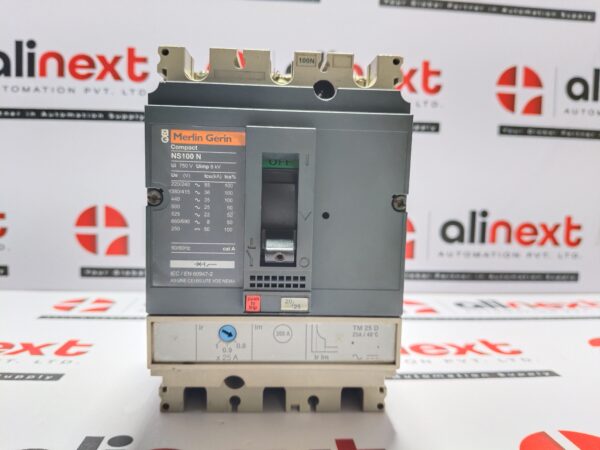 Merlin Gerin Compact NS100N molded case circuit breaker 100A 750V