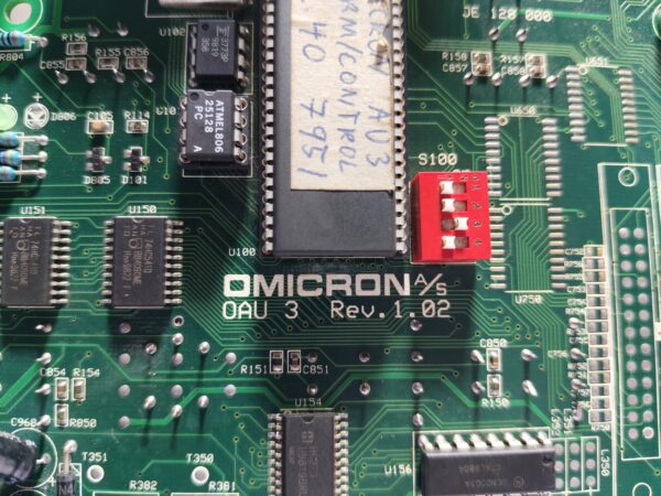 Omicron OGS 3.1 Gas Sampling System display panel Rev.1.02