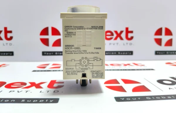 Omron H3CR-G8EL Timer 0 To 120 Sec