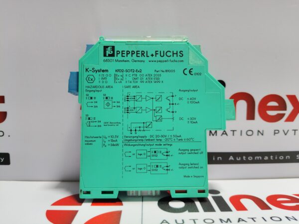 PEPPERL+FUCHS KFD2-SOT2-EX2 SWITCH AMPLIFIER 181005