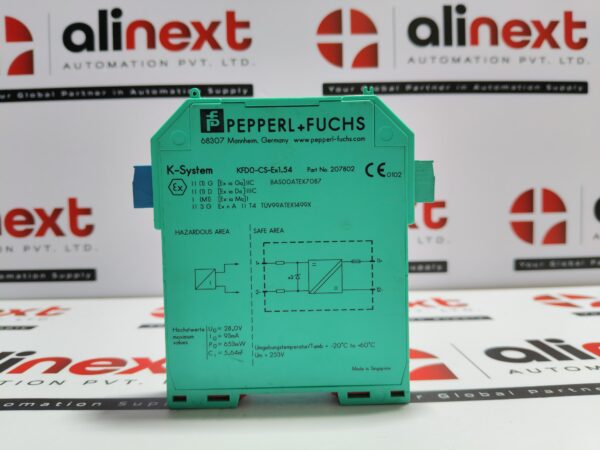 Pepperl+Fuchs K-System Smart Fire Detector Isolator KFD0-CS-Ex1.54 PartNo.207802