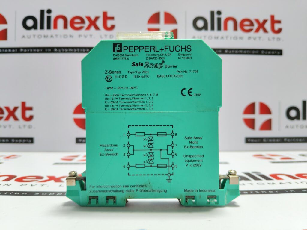 Pepperl+Fuchs Z-series Z961 Safe Snap Barrier 71795