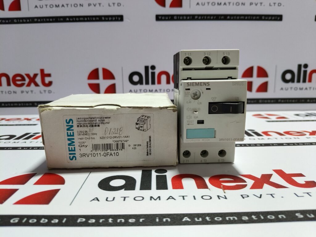 Siemens 3RV1011-0FA10 motor protection circuit breaker